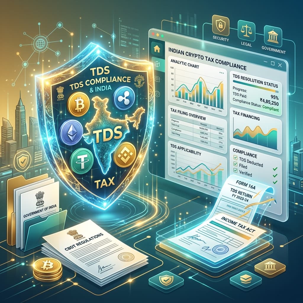 Crypto Tax India 2026: Section 115BBH 30% Tax, 1% TDS & ITR Filing Rules