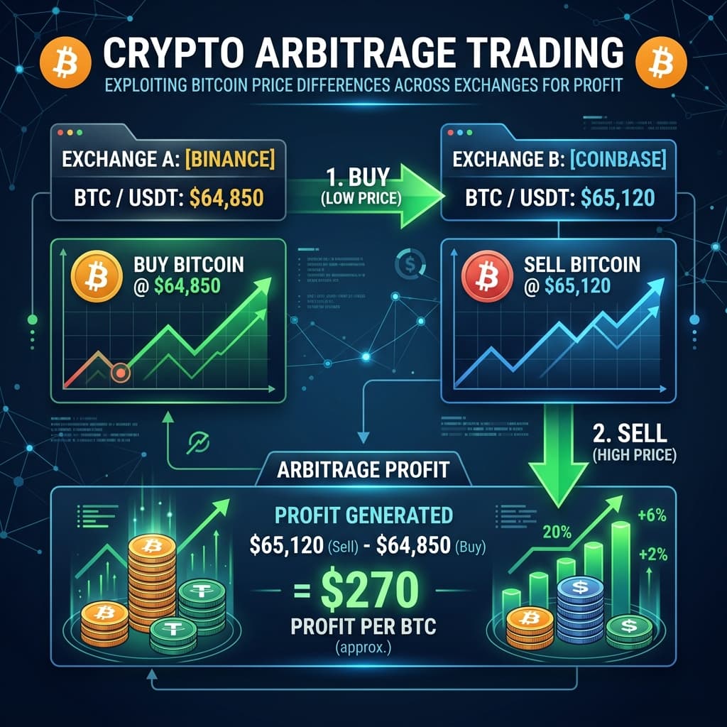 Crypto Arbitrage Trading Strategies: Earn Risk-Free Profits (2026)